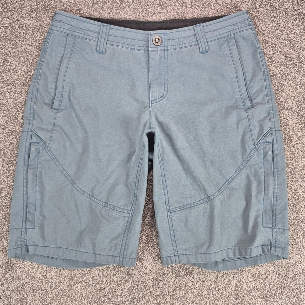 KUHL Hiking Shorts Womens 6 Blue Outdoor Utility Spire Cargo